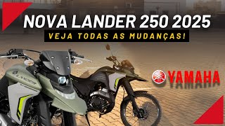 NOVA ATUALIZAÇÃO  YAMAHA LANDER 250 2025 [upl. by Leina810]