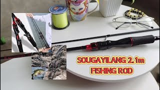 SOUGAYILANG 21m Fishing Rod  Salt Water Fishing Spinning Casting Rod [upl. by Pardner]