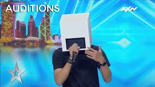 A Singing Box Whaattt  Asias Got Talent 2019 on AXN Asia [upl. by Haliak70]