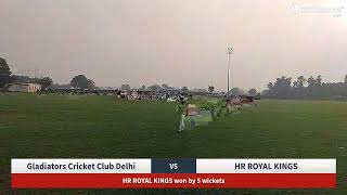 Live Cricket Match  Gladiators Cricket Club Delhi vs HR ROYAL KINGS  10Nov24 1224 PM 20  Ruhaa [upl. by Essirahc854]