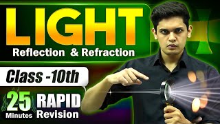 Light in 25 Minutes🔥 Class 10th  Rapid Revision  Prashant Kirad [upl. by Ela]