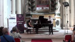 Debussy C  Rapsodia for clarinet and piano  F HEAU clarinet  M KONI piano [upl. by Llerat]