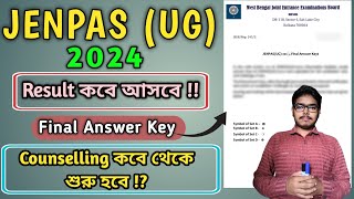 JENPAS2024 Result Date  Counselling Starting Date ‼️ Final Answer Key jenpasug2024 jenpas [upl. by Sol]