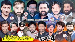 live majlis aza 4 November 2024 Darbar Baba Nader Ali Shah Jakher City Kamalia [upl. by Jewett334]