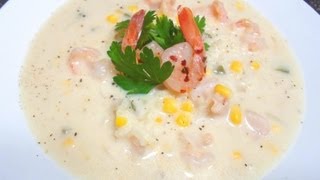 How to make Shrimp Soup  Easy Cooking [upl. by Anilrahc]