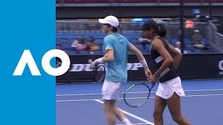 SharmaSmith v InglisKubler match highlights 1R  Australian Open 2019 [upl. by Aerdnaek]