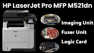 Hp laserjet pro mfp m521dn printer tutorial in hindi  HP LaserJet Pro MFP M521  HP LaserJet  HP [upl. by Erimahs]