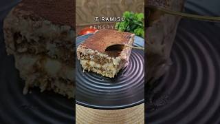 Tiramisu Cake without Mascarpone CheeseLady Finger Biscuit seiyalaama✨❤️No Bakecakerecipesshorts [upl. by Reppep]