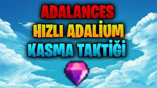 Adalances towny ADALİUM kasma taktiği   Minecraft [upl. by Ettenom]