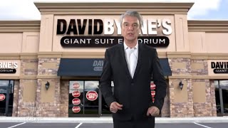 David Byrnes Giant Suit Emporium 2018 commercial [upl. by Ntsyrk]