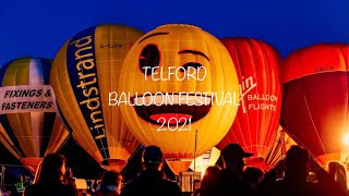 A WALK THROUGH THE TELFORD BALLOON FESTIVAL 2021 [upl. by Ivgnout]