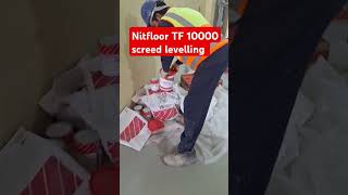 Nitfloor TF 10000 screed levelling Nitoflor FC150  Nitomortar TC2000 Fosroc [upl. by Sidhu309]