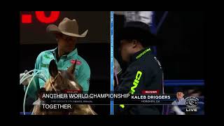 2024 NFR round 4 team roping [upl. by Aimehs]