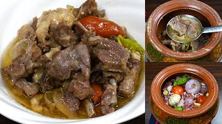 Authentic Peshawari Rosh  Namkeen Gosht Recipe  Traditional KPK and Baluchistan [upl. by Jemima640]