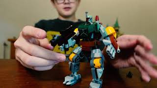 Boba Fett in BEAST Mode LEGO Boba Fett Mech Speed Build Set 75369 [upl. by Wawro827]