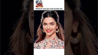 Nosepin😍 deepikapadukone aliabhatt priyankachopra kritisanon aishwarya shorts viral trending [upl. by Essilec]