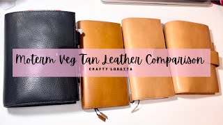 Moterm Veg Tan Leather Comparison  Midnight Honey Apricot  Personal Luxe Hobo Weeks [upl. by Aldo]