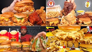 ASMR Fast Food Mukbang Compilation 12  Fast Food Asmr  Satisfying eating sounds [upl. by Oleta748]