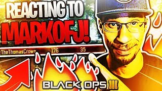 REACTING TO THEMARKOFJ PLAYING TRYHARDS BLACK OPS 3 [upl. by Kass]