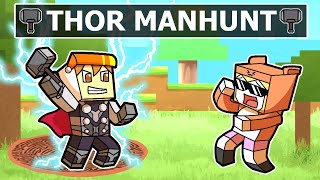 Minecraft Manhunt but Im Thor [upl. by Ner]