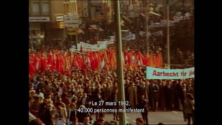 Grève générale au Luxembourg pour défendre l’index 5 avril 1982 Lu avec soustitres Fr [upl. by Lanie]