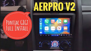 Aerpro V2 FULL INSTALLATION VIDEO Pontiac G8 and Alpine iLX507 Double Din Install [upl. by Yelrebmyk]