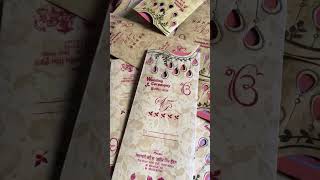 Viah Vala card is ready punjabi punjabisong weddingcards viahvalacard [upl. by Harrat]