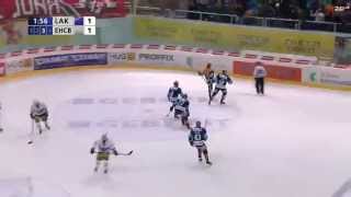 Niklas Persson Incredible Goal  RapperswilJona Lakers vs EHC Biel  Game 2 [upl. by Brigit]