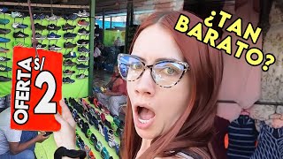 ¿Zapatillas a 2 soles Todo está SÚPER BARATO en esta feria  Tacna leticiapereiraoficial [upl. by Nahrut872]