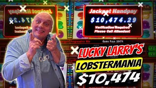 quotLucky Larrys Lobstermania 10474 Progressive Jackpotquot [upl. by Findlay]