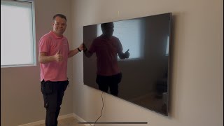 2024 Samsung 75quot QN85D unboxing and wall mounting [upl. by Mook]