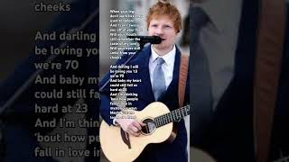 Ed sheeran  Thinking out loud [upl. by Enamart447]