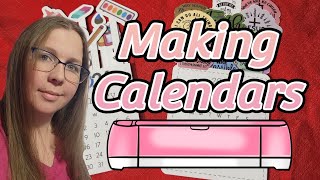 Lets make Calendars with Cricut Design Space [upl. by Hetti477]