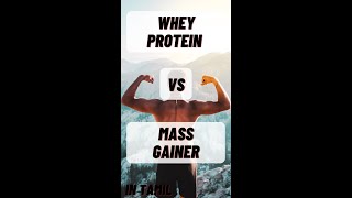 Whey Protein Vs Mass Gainer  Protein supplements  Which is best for body building [upl. by Losyram]