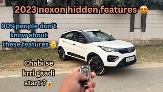 nexon 2023 hidden features 😍 chabi se krri gaadi start   KP0004❤️ [upl. by Aydne174]