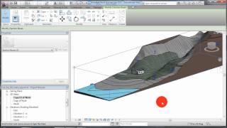 Revit 2010 Intermediate Exporting a toposurface for CNC Milling [upl. by Lekym]