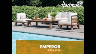 Hartman Emperor loungeset  Tuinmeubelen nl [upl. by Anir]