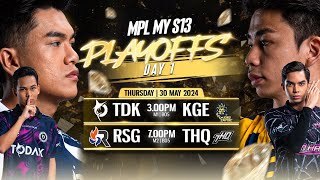 ENG MPL MY Season 13 PLAYOFFS Day 1 [upl. by Melnick]