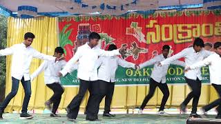 Sankranthi Sambaralu at OAKWOOD School Rajahmundry 2024 part 10 of 12 by Class 9 Children [upl. by Aicssej]