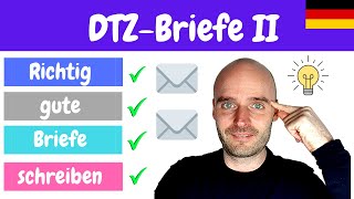 DTZ  Telc B1 Briefe schreiben  Bewerbung  A2 B1  Learn German  Deutsch lernen  Teil 2 [upl. by Rockey]