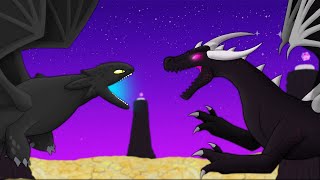 Night Fury vs Ender Dragon  EPIC BATTLE [upl. by Llerrej]