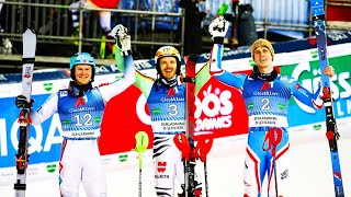 FIS Alpine Ski World Cup  Mens Slalom Run 2  Schladming AUT  2024 [upl. by Issirk]