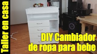 Hagalo usted mismo  hacer Mueble cambiador bebe en MDF DIY baby changer [upl. by Nedearb190]