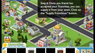 CityVille Guide Building amp Supplying Franchises [upl. by Rozina]