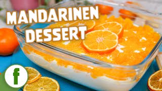 Mandarinen Tiramisu Dessert mit Joghurt und Mascarpone  Fruchtig und Lecker [upl. by Tneciv]