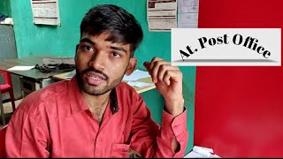 Post Office  Vlog  Sagar Jaybhaye 👨‍💼📮 [upl. by Retsev140]