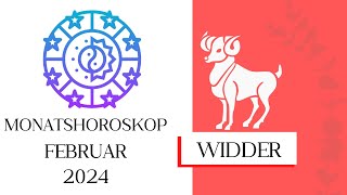 ♈ Monatshoroskop  Widder  Februar 2024 [upl. by Drahsir]