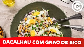 Sabor Classico e Autentico de Bacalhau com Grão de Bico [upl. by Ennairak]