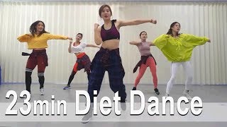 23 minute Diet Dance Workout  23분 다이어트댄스  cardio  홈트 [upl. by Llyrpa]