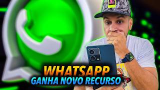 NINGUÉM VIU WHATSAPP GANHA NOVO RECURSO QUE FICA ESCONDIDO [upl. by Lledrac652]